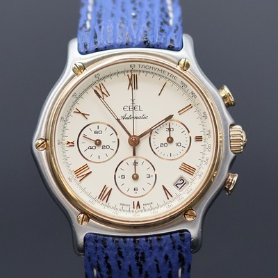27052109c - EBEL 1911 Armbandchronograph Referenz 1134901, Automatik, Edelstahl/Gold kombiniert ...