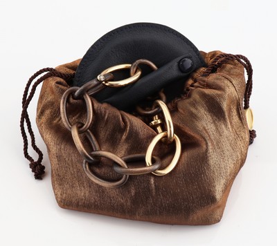 27052135a - Ausgefallenes 18 kt Gold und Bronze ISABELLE FA Armband, RG 750/000, Modell Divine 21, ...