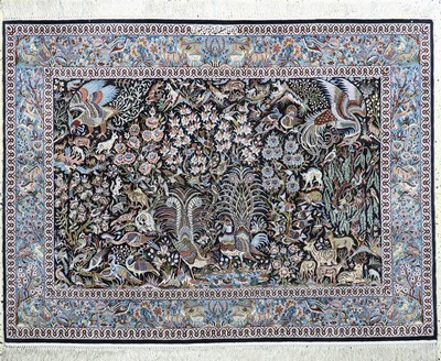 Image Esfahan fein, Persien, signiert´Mansouri´, Mitte 20.Jhd, ca. 160 x 120 cm, ca. 1,0 Mio. ...