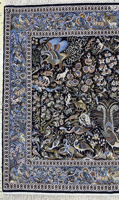 27052143c - Esfahan fein, Persien, signiert´Mansouri´, Mitte 20.Jhd, ca. 160 x 120 cm, ca. 1,0 Mio. ...