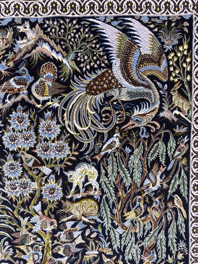 27052143f - Esfahan fein, Persien, signiert´Mansouri´, Mitte 20.Jhd, ca. 160 x 120 cm, ca. 1,0 Mio. ...