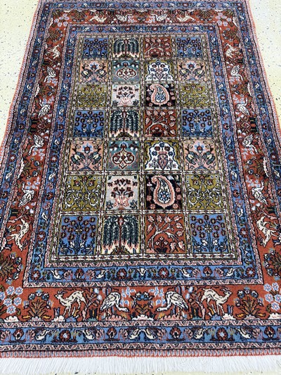 27052146d - Mud fein, Persien, Ende 20.Jhd, Korkwolle, ca. 148 x 101 cm, gereinigt, EHZ: 1-2 ...