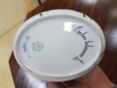 27052573i - Deckeldose/Deckelsauciere, Royal, Copenhagen, Flora Danica, Cerastium alpinum Vahl, ...