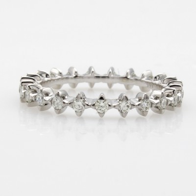 Image Memoryring mit Brillanten, WG 585/000, 23 Brill. rundum gef. zus. ca. 0.70 ct Weiß/ ...