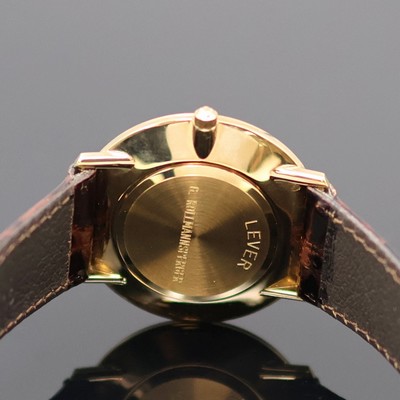 27052585a - ETERNA Herrenarmbanduhr in GG 585/000 Referenz 4000.65, 3-teil. Geh. inkl. orig. ...