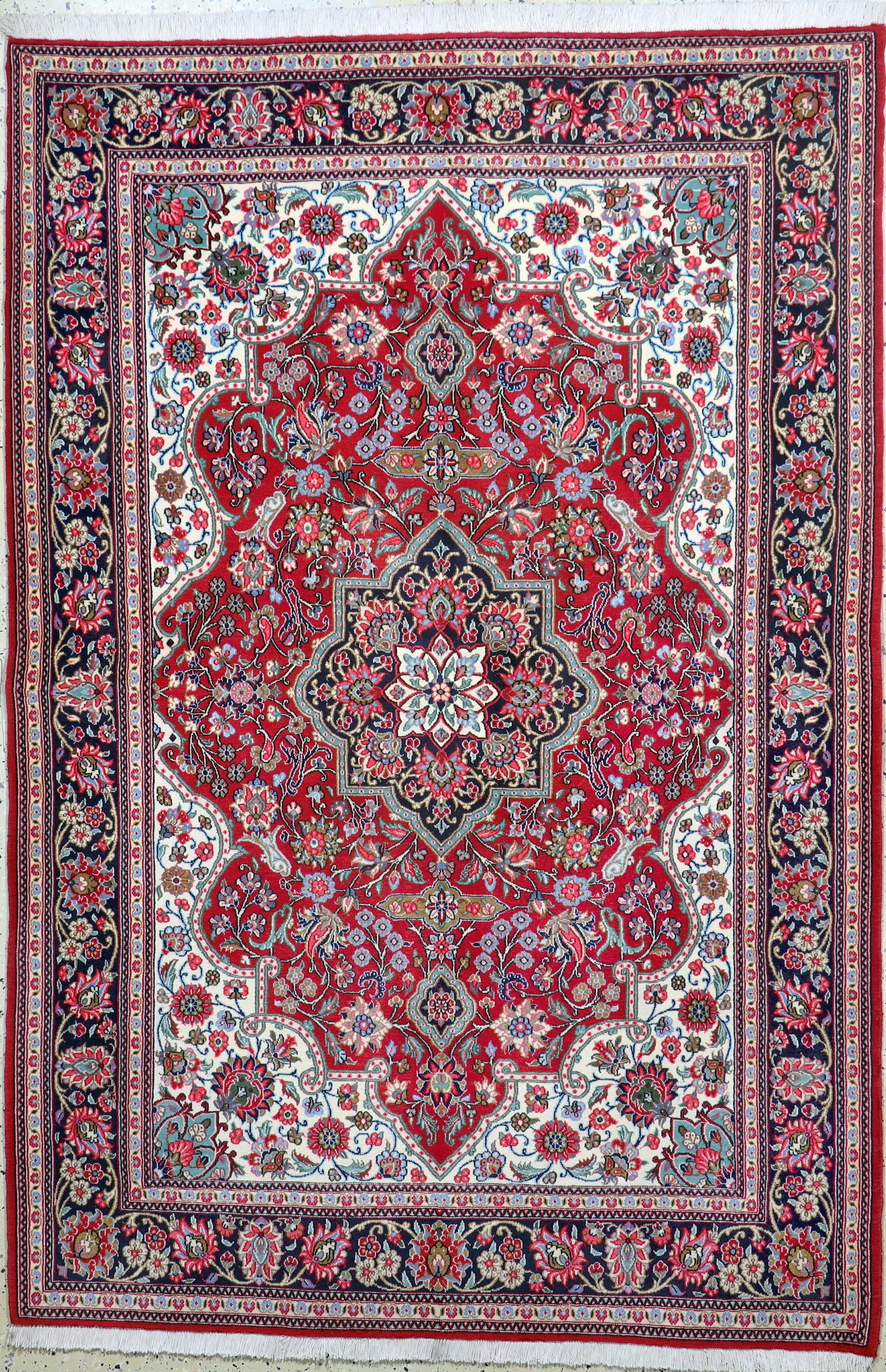 Image 27052646 - Ghom Kork, Persien, Neuwertig, Korkwolle, ca. 215 x 145 cm Schätzpreis: 1550, - EUR