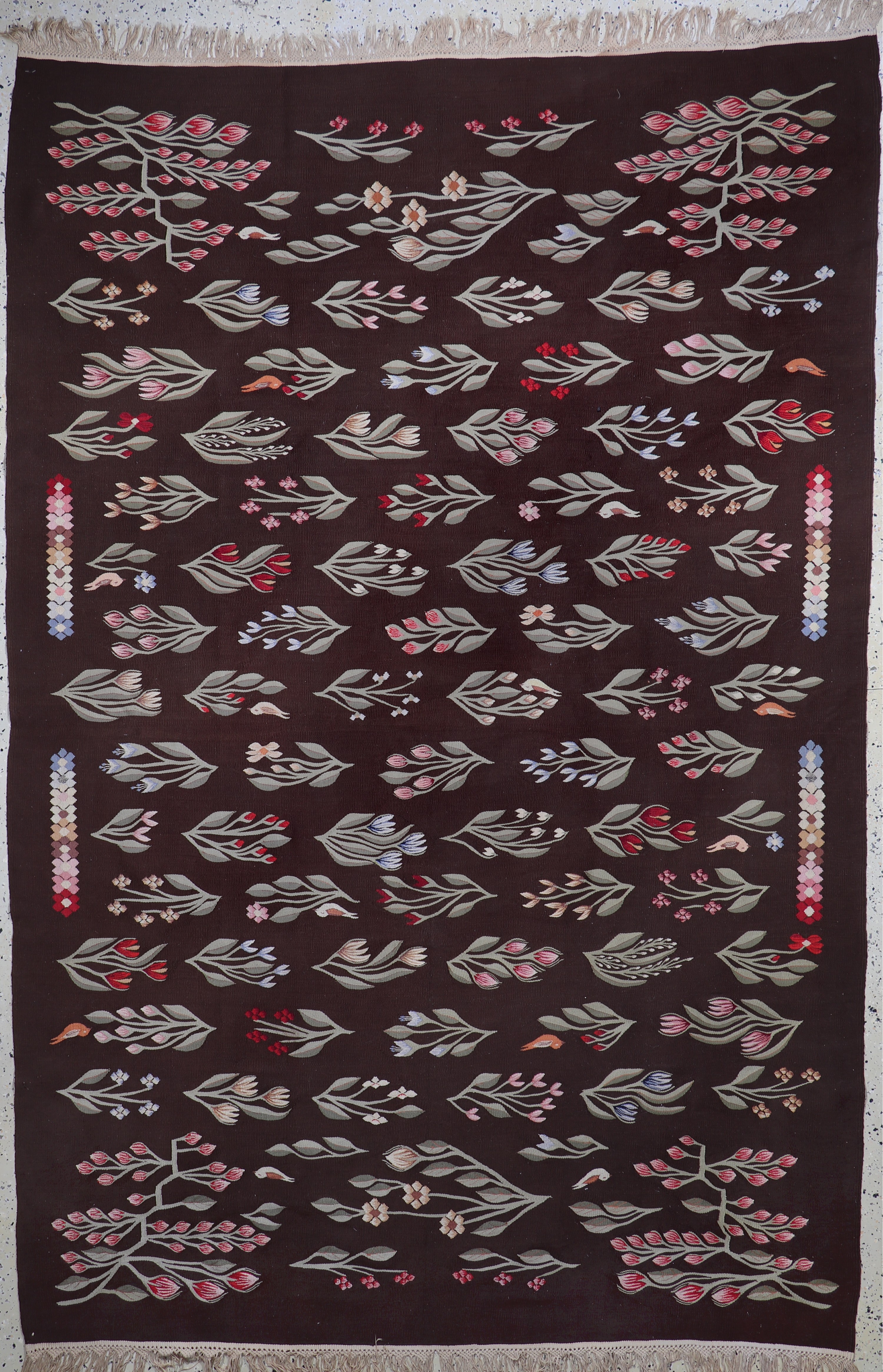 Image 27052682 - Bessarabian Kelim, Balkan, Anfang 20.Jhd, Wolle auf Baumwolle, ca. 297 x 197 cm, EHZ: 2 ...