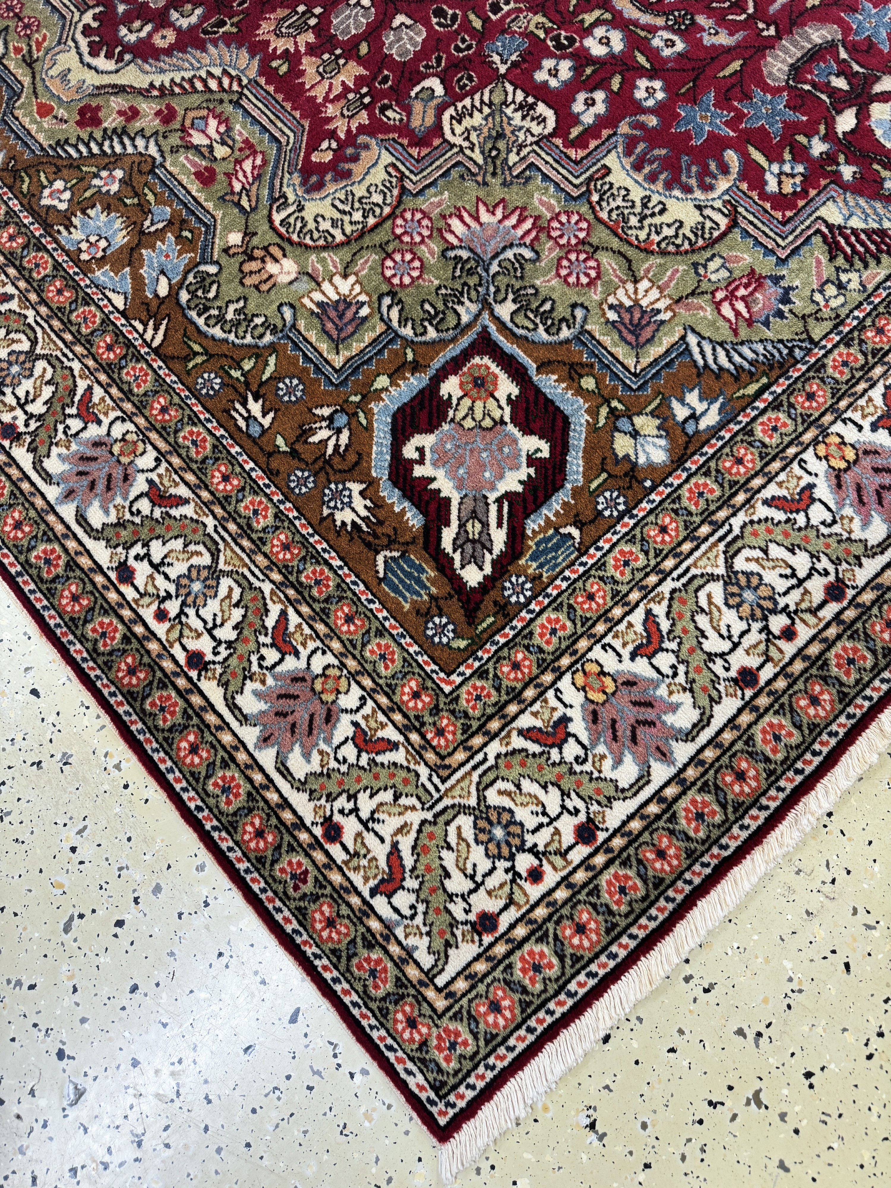 Detail b: Kayseri, Türkei, Ende 20.Jhd, Wolle auf Baumwolle, ca. 300 x 200 cm, EHZ:(nahezu neuwertig)