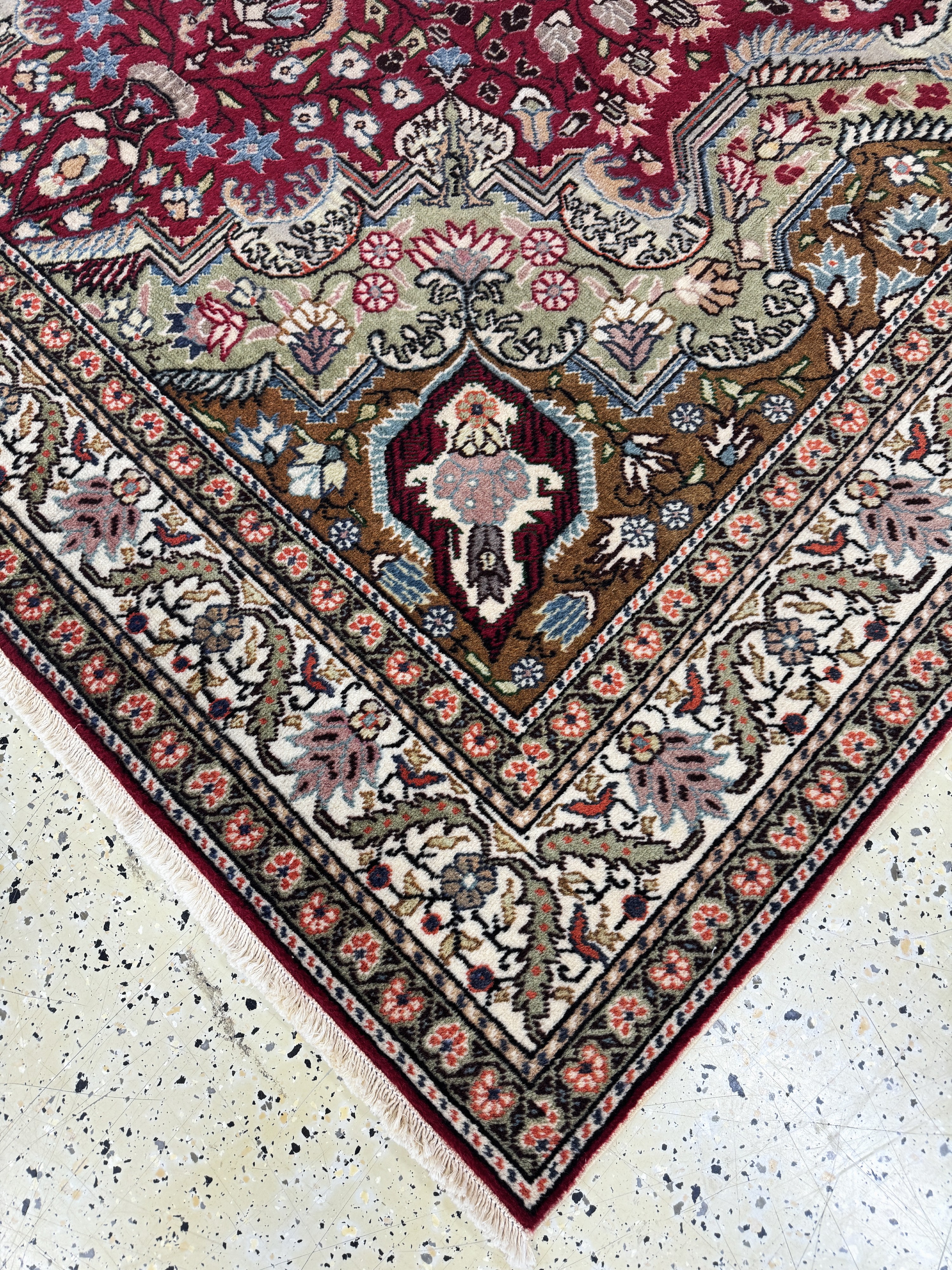 Detail d: Kayseri, Türkei, Ende 20.Jhd, Wolle auf Baumwolle, ca. 300 x 200 cm, EHZ:(nahezu neuwertig)