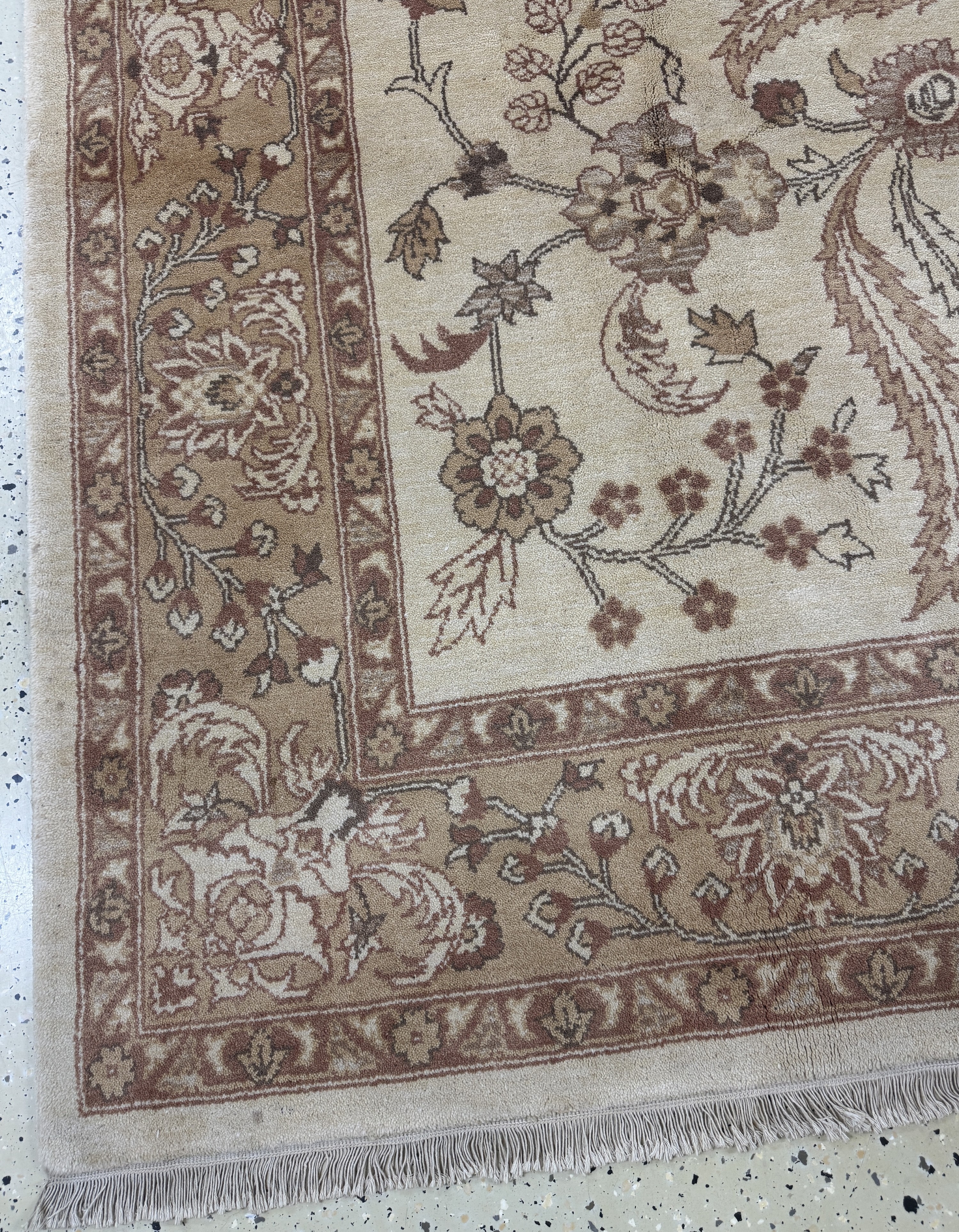 Detail b: Sarogh Mahal, Persien, Ende 20.Jhd, Wolle auf Baumwolle, ca. 300 x 212 cm, EHZ: 1-2