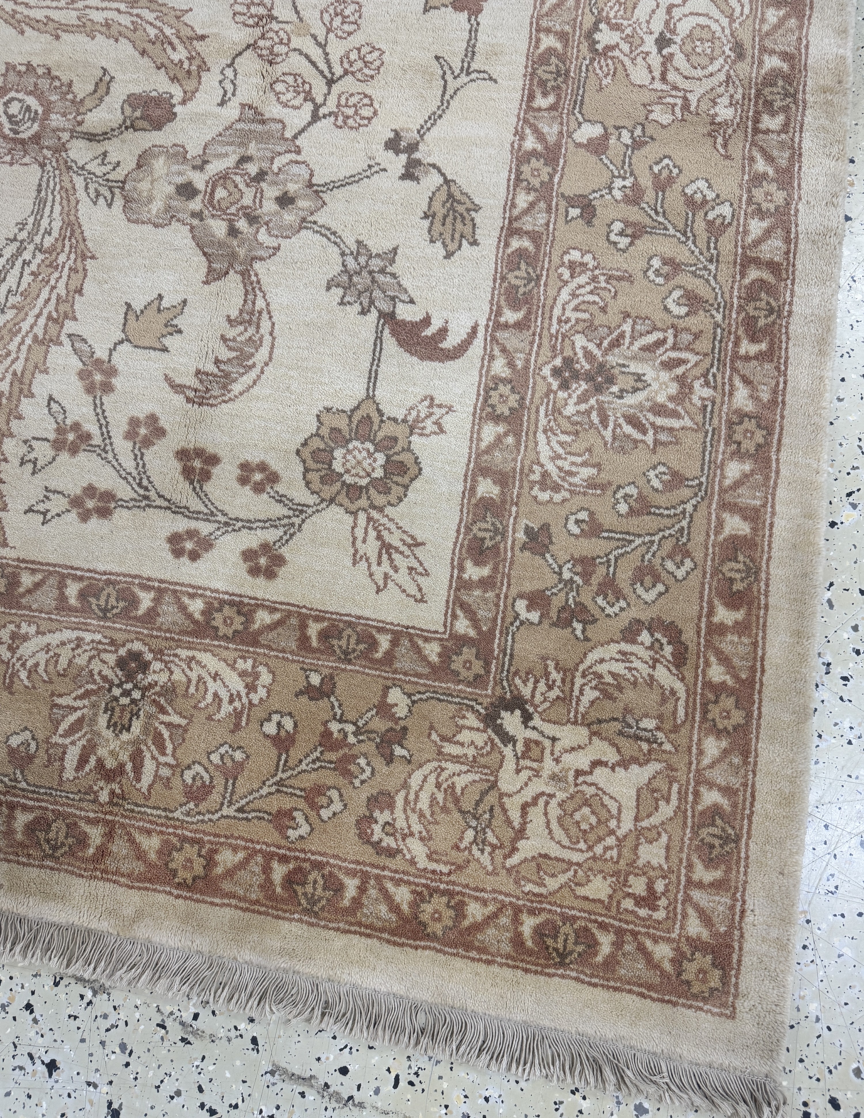 Detail e: Sarogh Mahal, Persien, Ende 20.Jhd, Wolle auf Baumwolle, ca. 300 x 212 cm, EHZ: 1-2