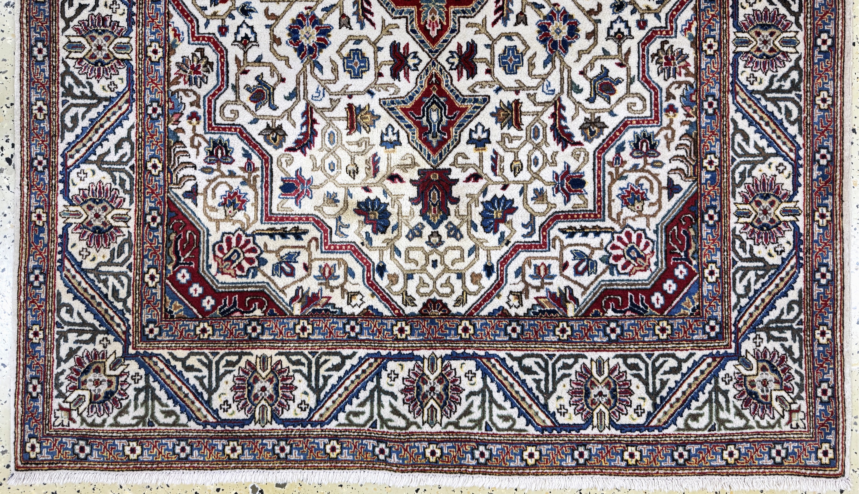 Detail c: Keschan alt, Persien, Anfang 20.Jhd, Wolle auf Baumwolle, ca. 212 x 136 cm, EHZ: 2