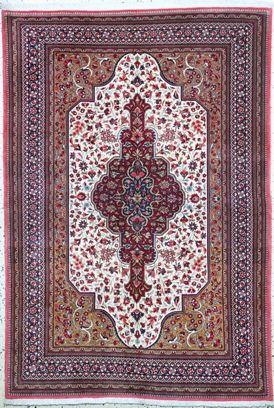 Image Ghom Kork, Persien, Neuwertig, Korkwolle, ca. 220 x 153 cm Schätzpreis: 1650, - EUR
