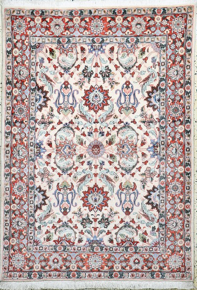 Image Sarogh fein, Persien, Neuwertig, Korkwolle,ca. 157 x 110 cm Schätzpreis: 650, - EUR