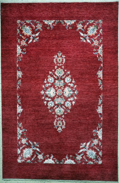 Image Sigler fein, Neu, Wolle mit Seide, ca. 302 x 200 cm. Schätzpreis: 3900, - EUR