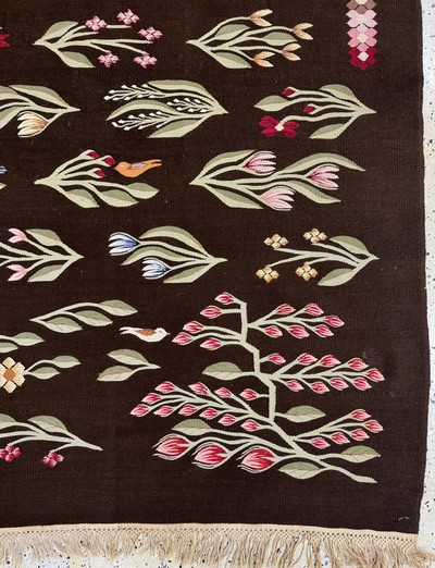 27052682d - Bessarabian Kelim, Balkan, Anfang 20.Jhd, Wolle auf Baumwolle, ca. 297 x 197 cm, EHZ: 2 ...