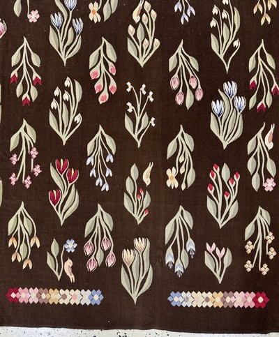 27052682f - Bessarabian Kelim, Balkan, Anfang 20.Jhd, Wolle auf Baumwolle, ca. 297 x 197 cm, EHZ: 2 ...