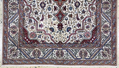 27052685c - Keschan alt, Persien, Anfang 20.Jhd, Wolle auf Baumwolle, ca. 212 x 136 cm, EHZ: 2 ...