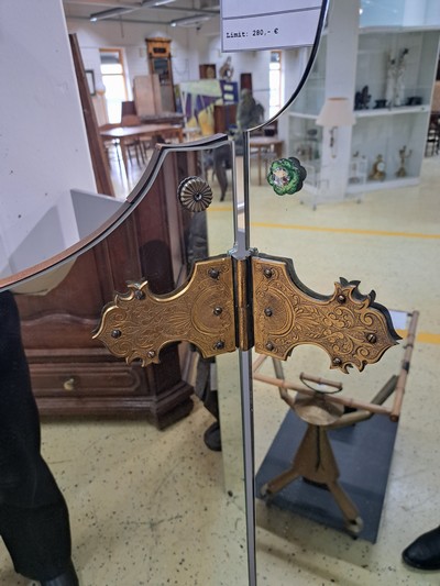 27052716d - Paravent/Klappspiegel, Italien, 20.Jh., mit zwei Seitenteilen, zum aufklappen, ca. 183 x ...