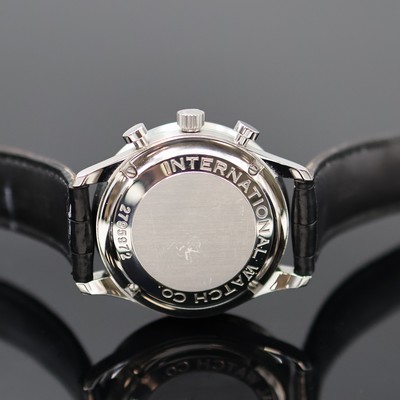 27052722d - IWC Portugieser Armbandchronograph Referenz 3714, Automatik, Edelstahlgeh. inkl. orig. ...