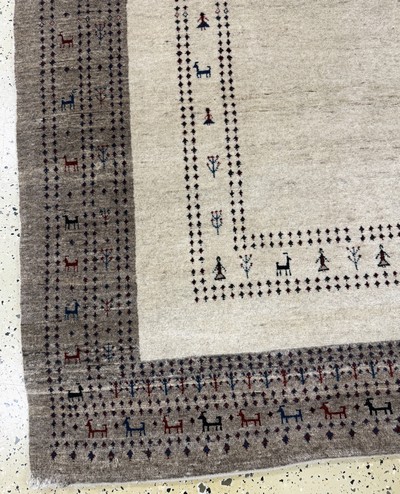 27052752b - Gabbeh fine Loribaft, Persia, late 20th century, wool on wool, approx. 200 x 130 cm, ...