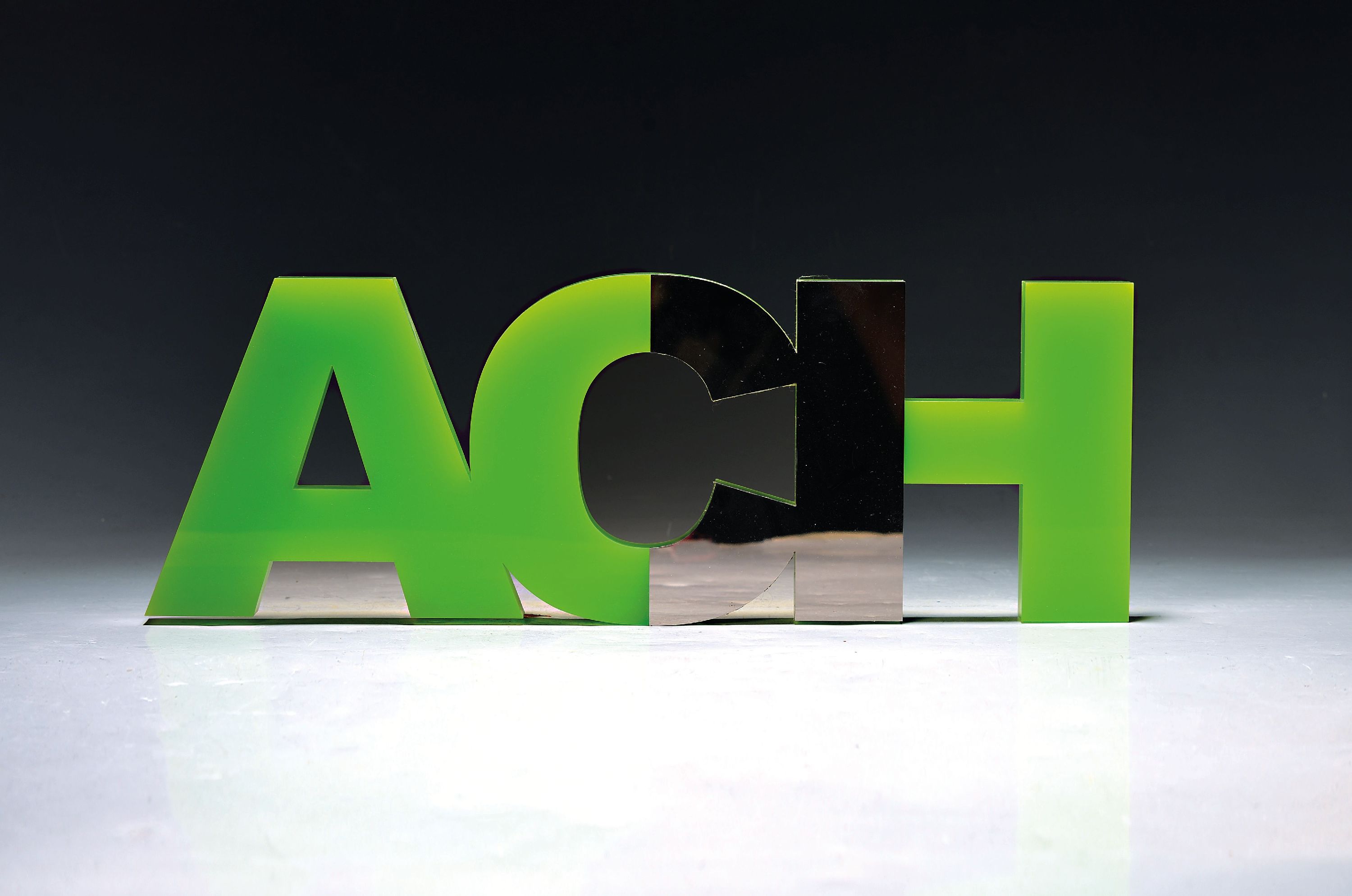 Image 27052924 - Babak Saed, geb. 1956 Maschhad/Oran, ´ACH´, gelasertes Acrylglas, Edelstahl auf ...