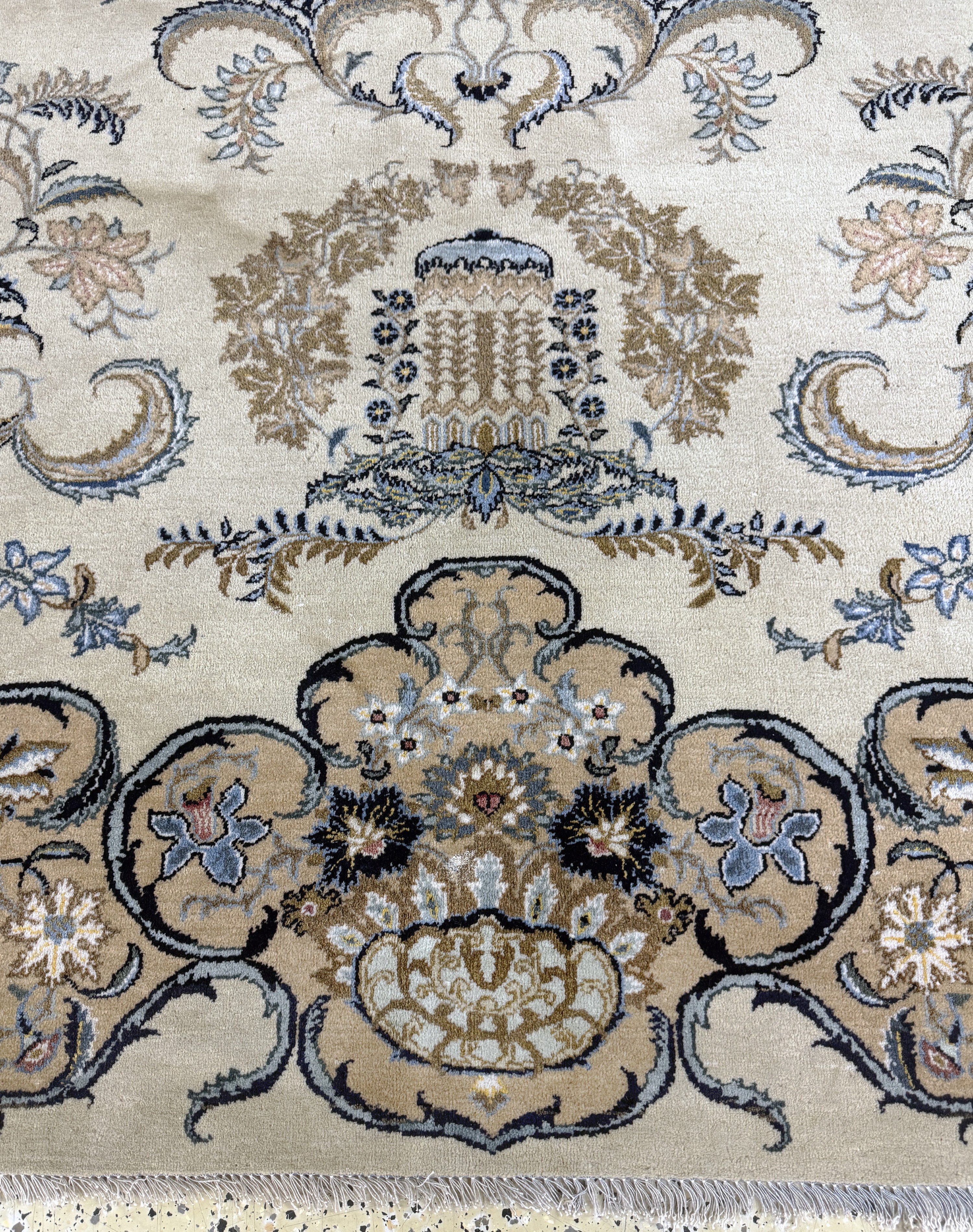 Detail h: Keschan alt, Persien, Mitte 20.Jhd, Wolle auf Baumwolle, ca. 400 x 310 cm, EHZ: 2
