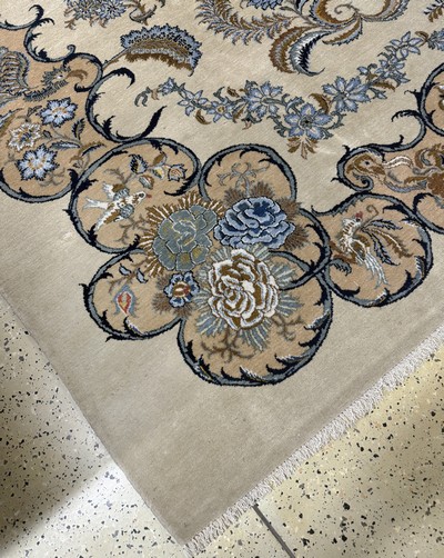 27052939c - Keschan alt, Persien, Mitte 20.Jhd, Wolle auf Baumwolle, ca. 400 x 310 cm, EHZ: 2 ...