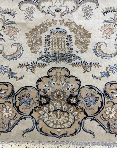 27052939h - Keschan alt, Persien, Mitte 20.Jhd, Wolle auf Baumwolle, ca. 400 x 310 cm, EHZ: 2 ...