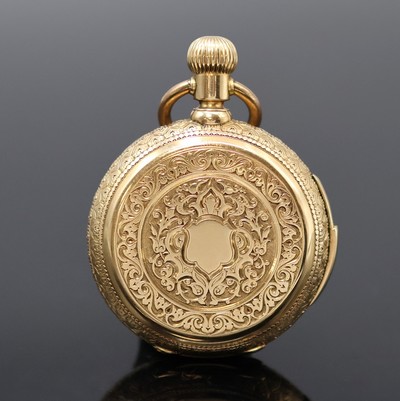 27053063b - P.H. MATHEY schwere Herrensavonette mit Minutenrepetition in RoseG 750/000, Schweiz um ...