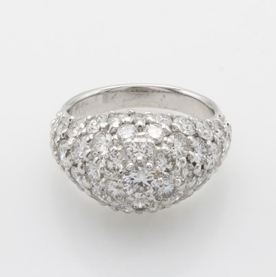 Image Ring mit Brillanten, WG 750/000, Ringkopf spitz zulaufend, Brill. zus. ca. 3.60 ct ...