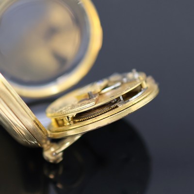 27053248g - Offene GG 750/000 Spitzzahnanker- Herrentaschenuhr Nr. 4716, Hallmark London 1837, ...