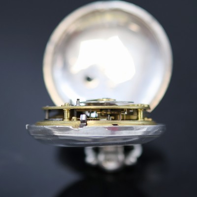 27053252e - BEESLEY Liverpool schwere Ankertaschenuhr im Sterlingsilber Doppelgehäuse, Hallmark ...