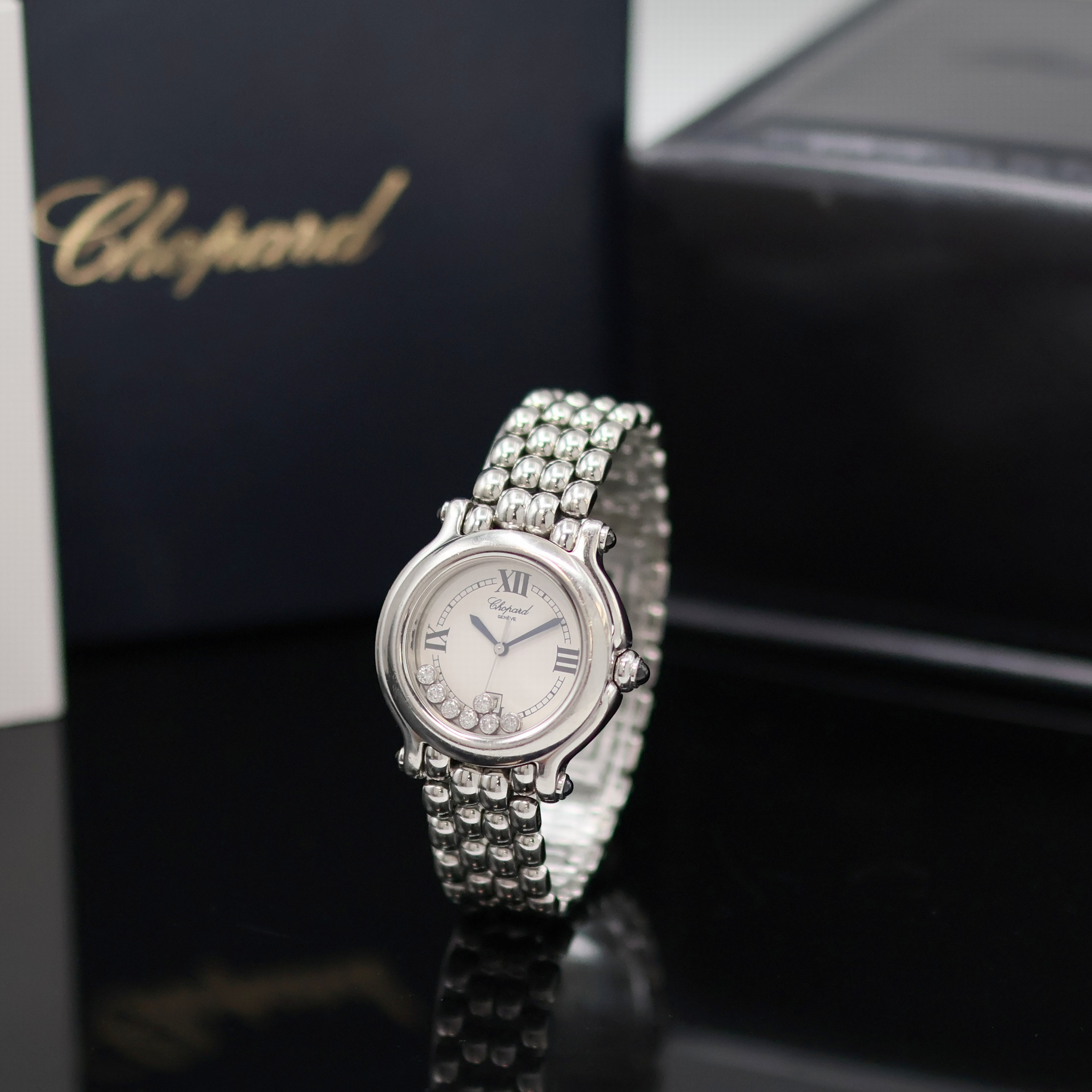 Image 27053749 - CHOPARD Happy Sport Armbanduhr Referenz 27/8236-23, Schweiz um 2000, quarz, ...