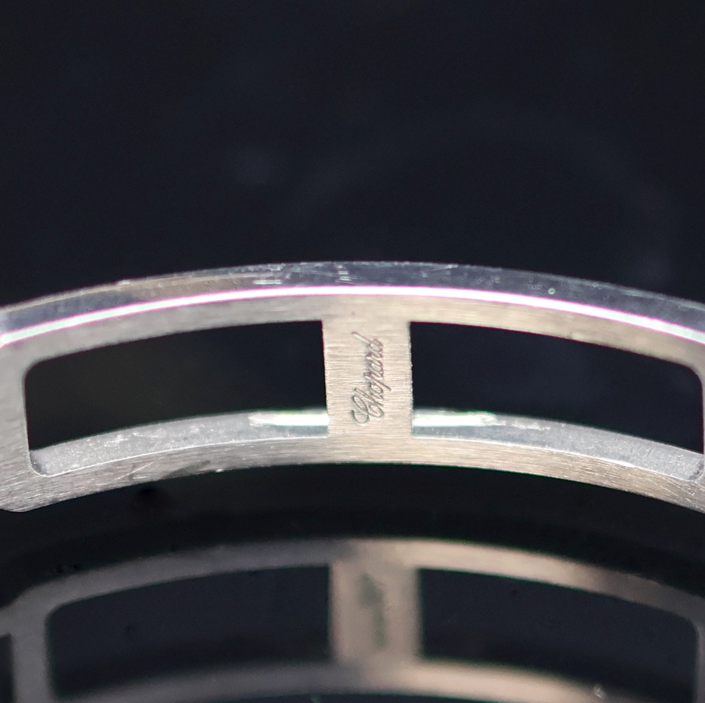 Detail c: CHOPARD Happy Sport Armbanduhr Referenz 27/8236-23, Schweiz um 2000, quarz, Edelstahlgeh. inkl. orig. Gliederband m. dopp. Faltschl., Krone sowie ...