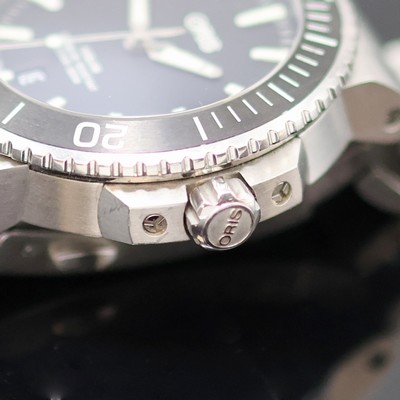 27053745c - ORIS Herrenarmbanduhr Aquis Referenz 7732, Automatik, Schweiz um 2015, beids. vergl. ...