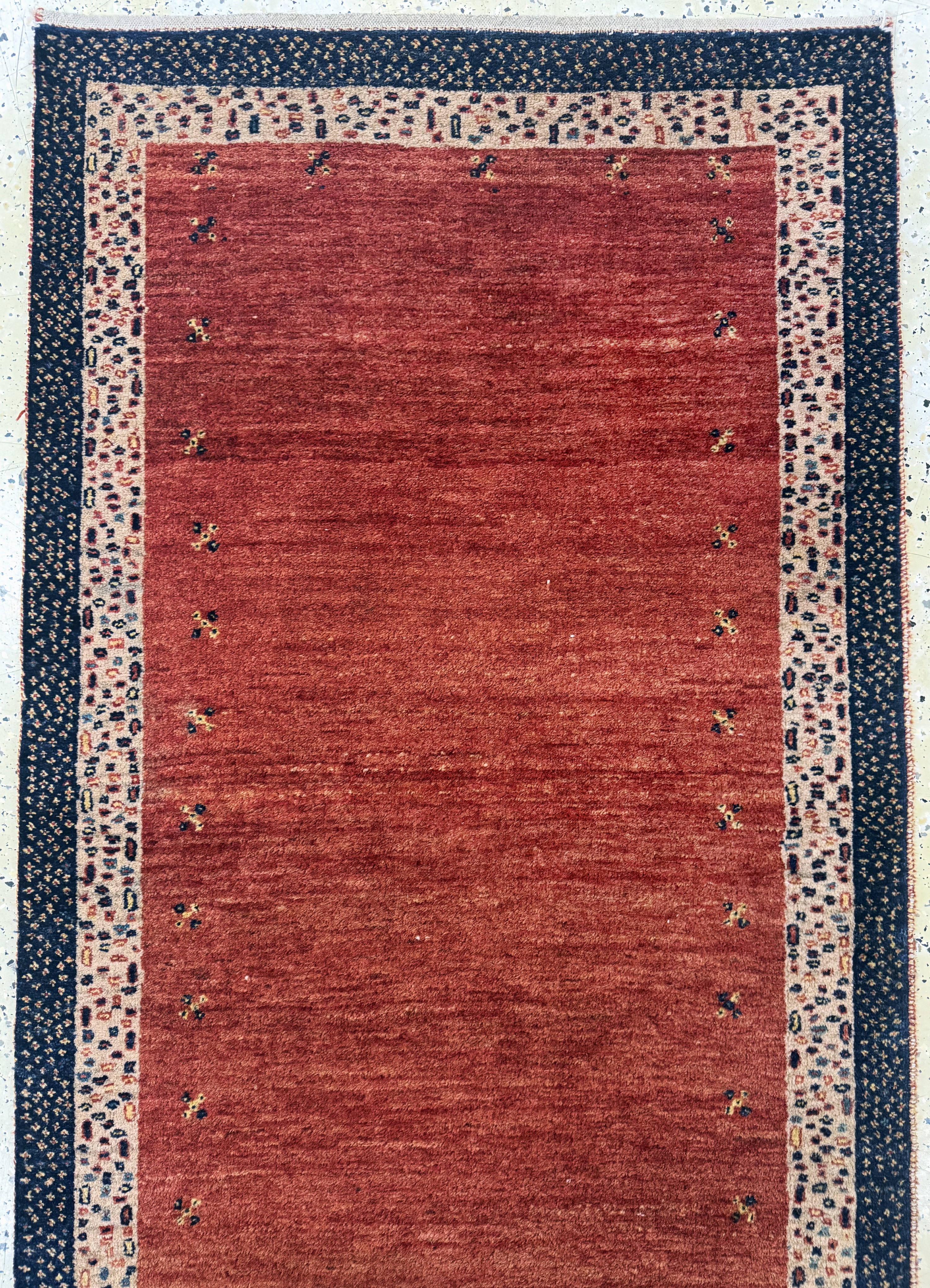 Detail a: Gabbeh fein Loribaft, Persien, Ende 20.Jhd,Wolle auf Wolle, ca. 260 x 74 cm, EHZ: 2