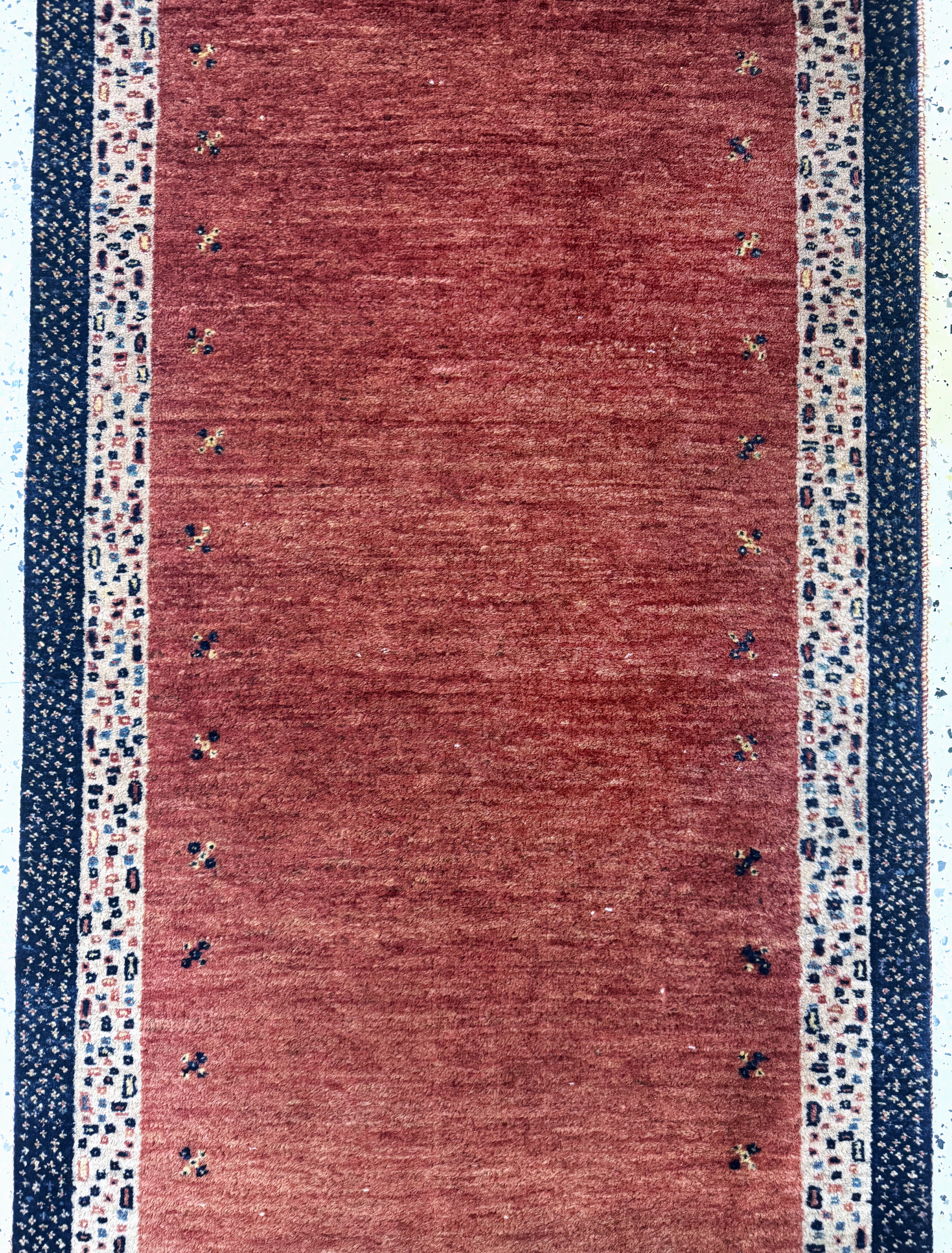 Detail b: Gabbeh fein Loribaft, Persien, Ende 20.Jhd,Wolle auf Wolle, ca. 260 x 74 cm, EHZ: 2