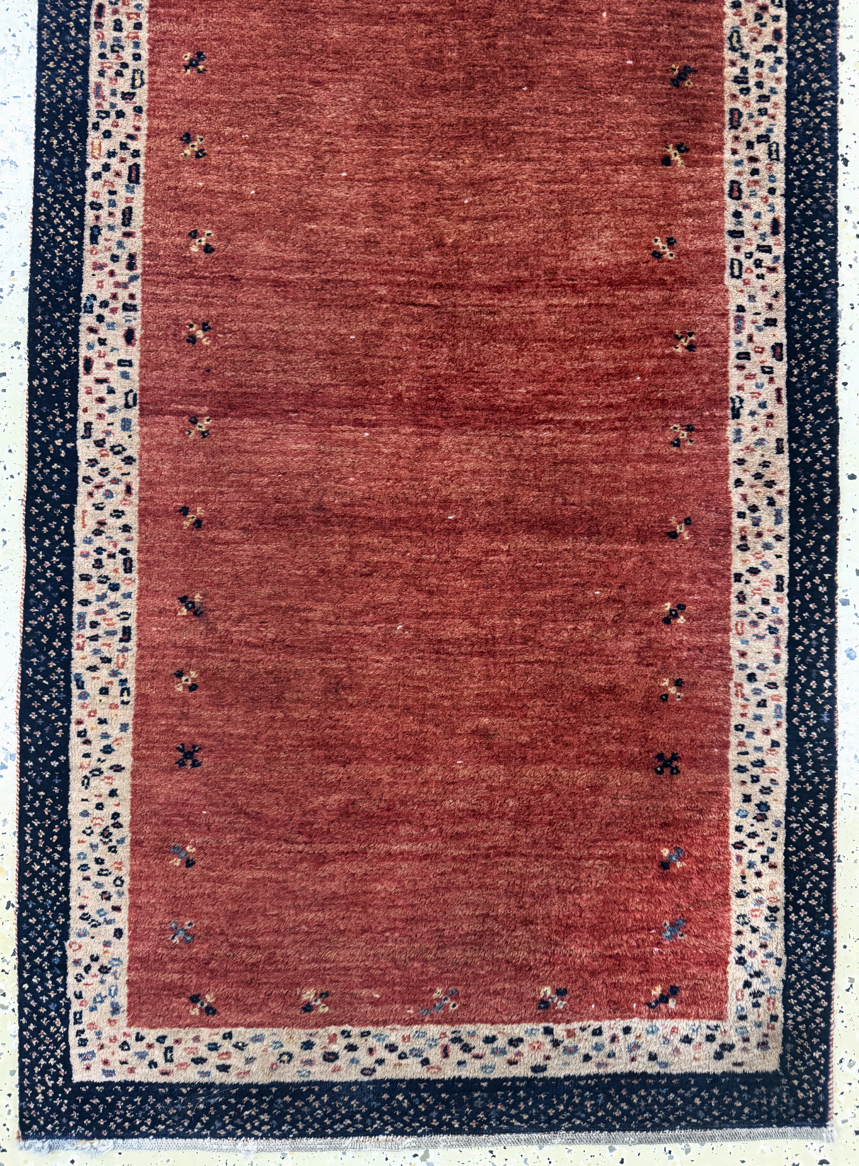 Detail c: Gabbeh fein Loribaft, Persien, Ende 20.Jhd,Wolle auf Wolle, ca. 260 x 74 cm, EHZ: 2