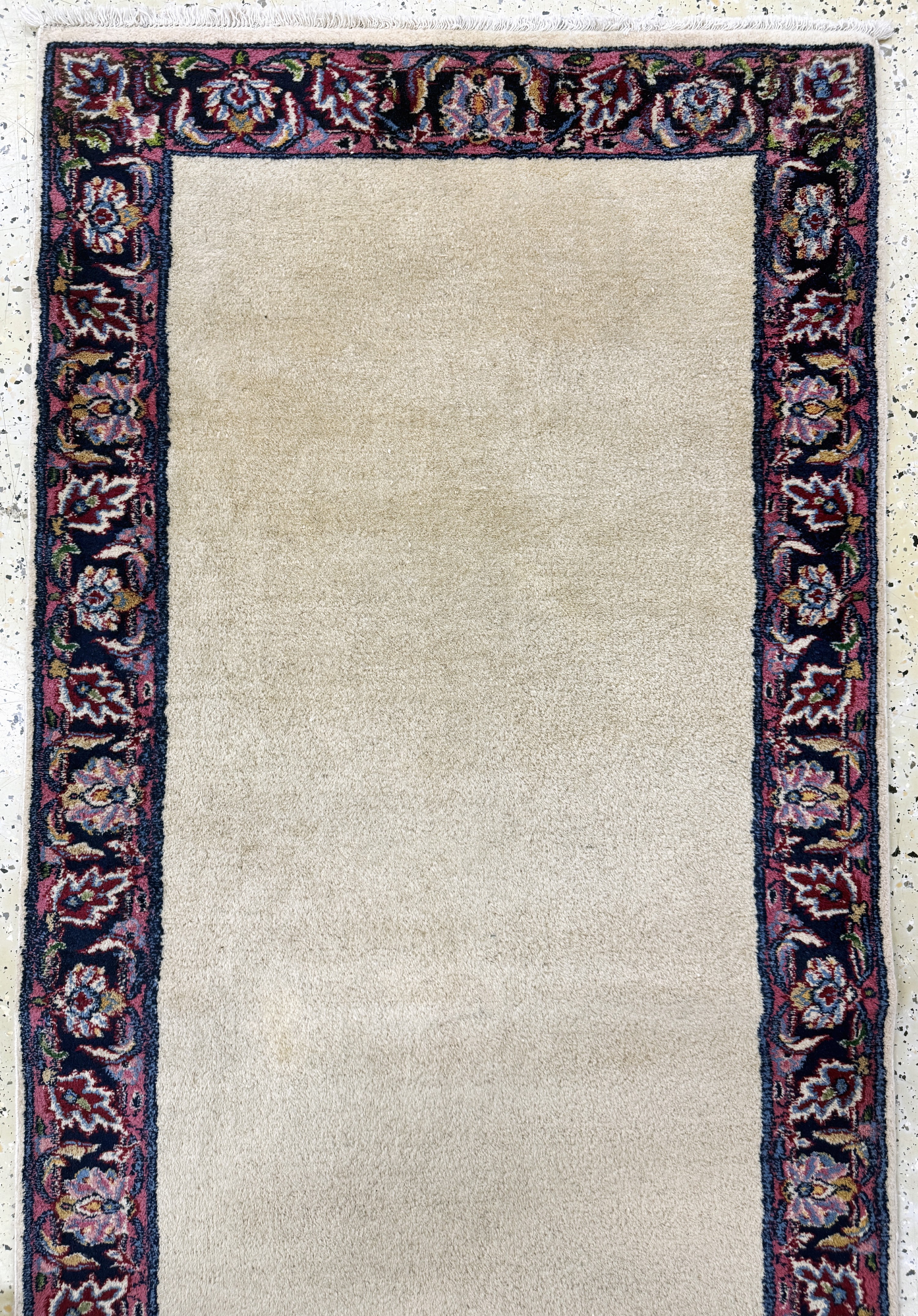 Detail a: Kerman fein, Persien, Mitte 20.Jhd, Wolle auf Baumwolle, ca. 406 x 101 cm, EHZ: 2