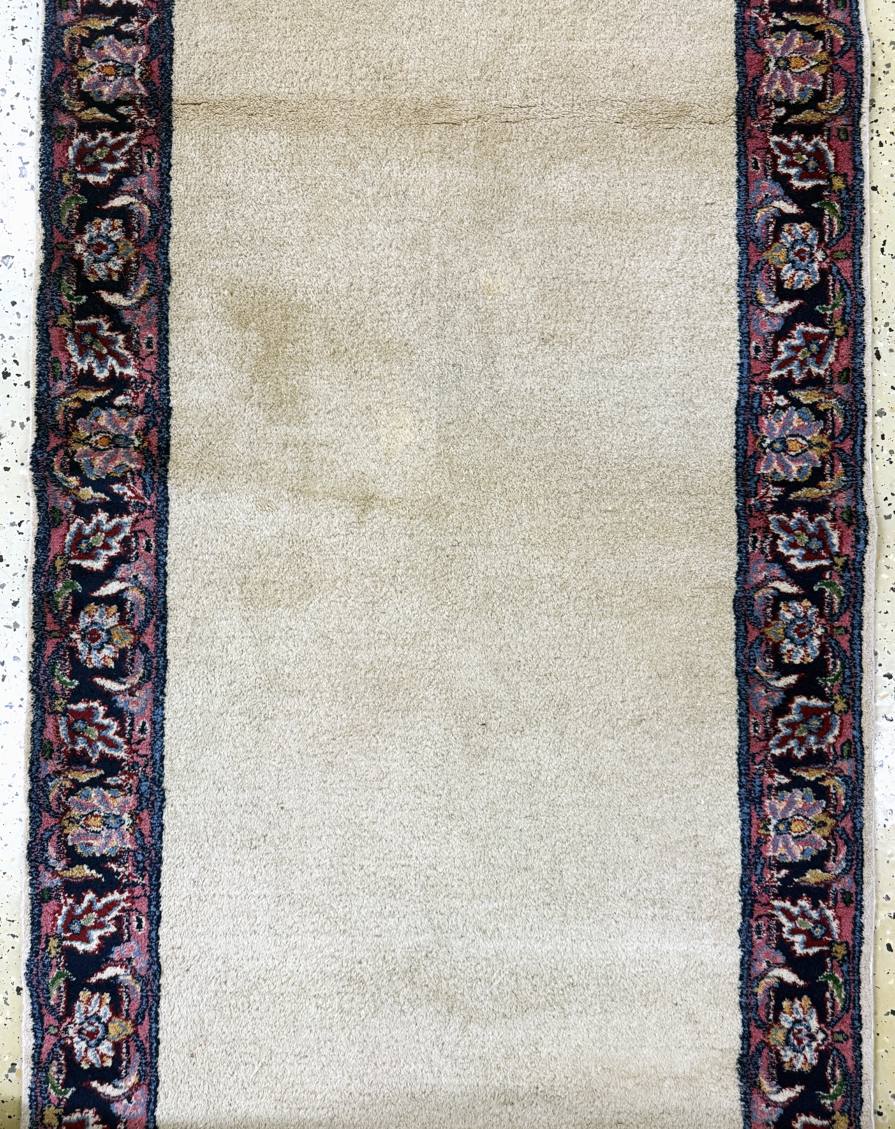 Detail c: Kerman fein, Persien, Mitte 20.Jhd, Wolle auf Baumwolle, ca. 406 x 101 cm, EHZ: 2
