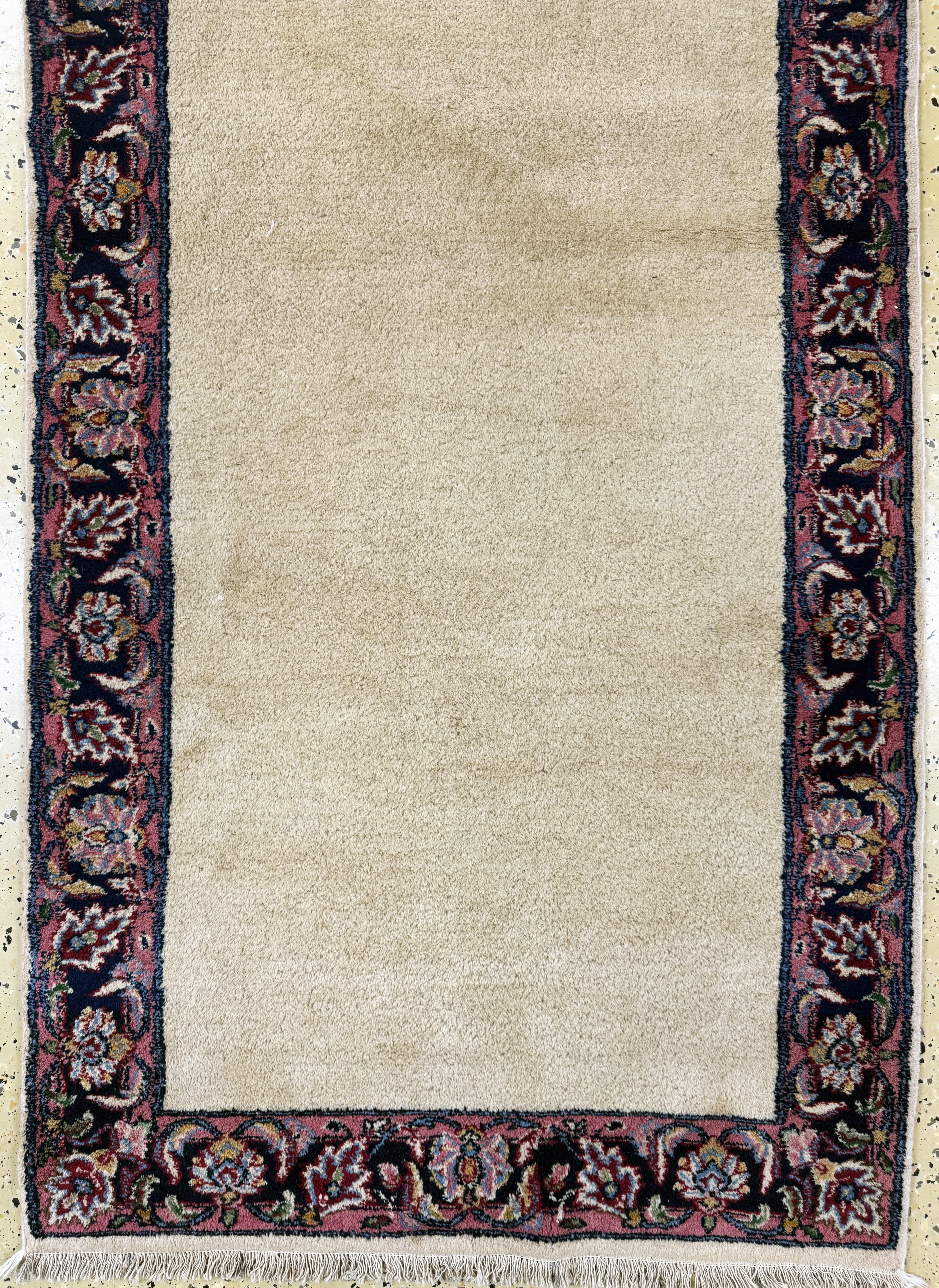 Detail d: Kerman fein, Persien, Mitte 20.Jhd, Wolle auf Baumwolle, ca. 406 x 101 cm, EHZ: 2
