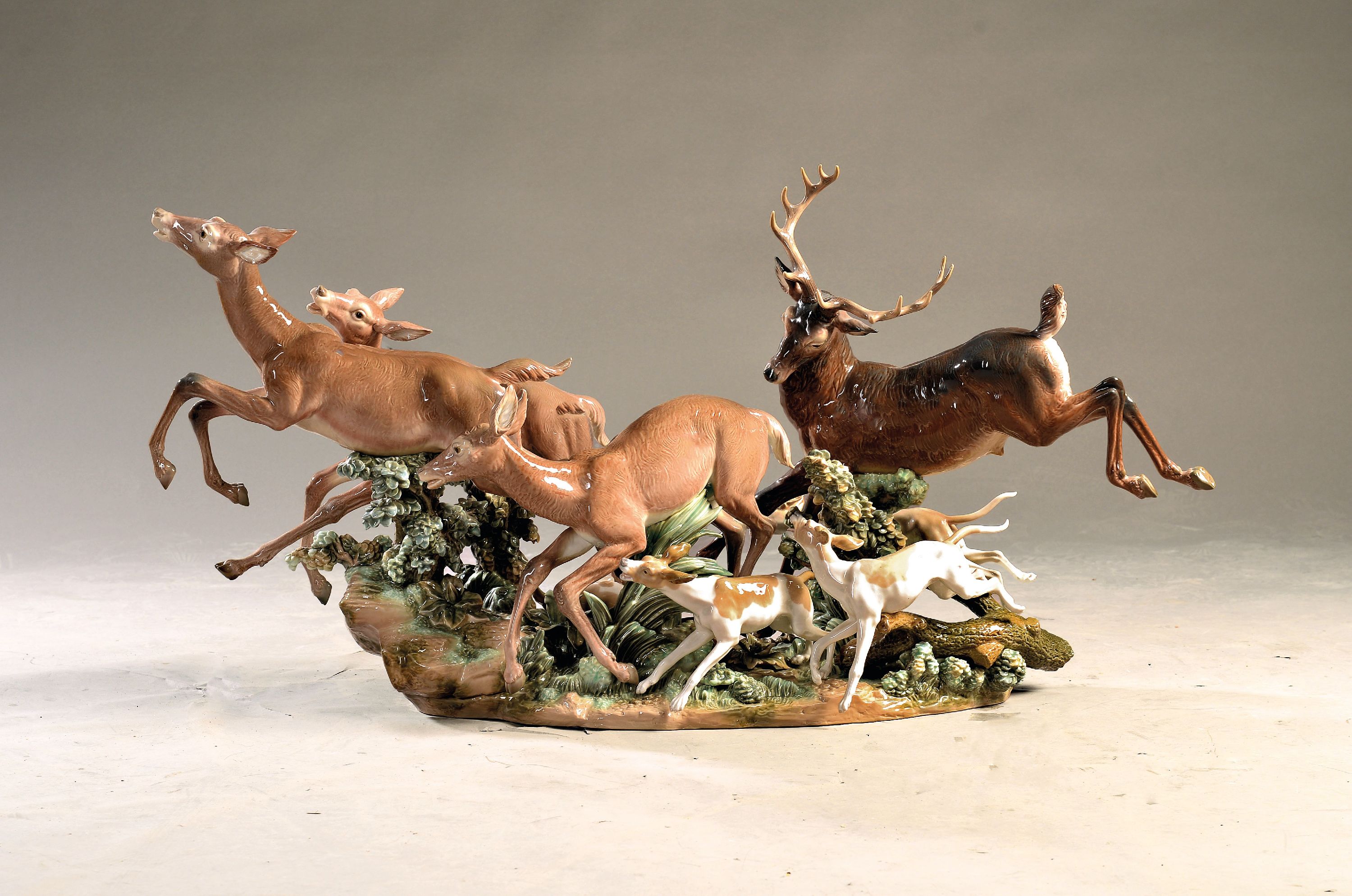 Image 27054595 - Sehr große Porzellanfigurengruppe, Lladro Spanien, Entw. Salvador Furio von 1978, No. ...