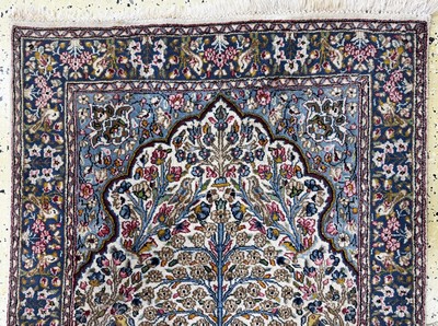 27054524e - 2 Lots Kerman fein, Persien, Ende 20.Jhd, Wolle auf Baumwolle, ca. 154 x 90 cm, ...