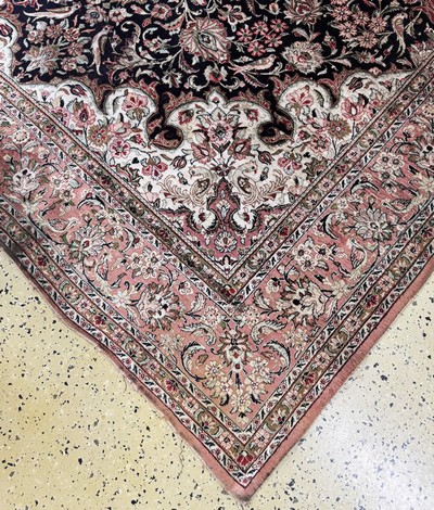 27054533a - Ghom Seide, Persien, Mitte 20.Jhd, reine Naturseide, ca. 300 x 200 cm, EHZ: 3 ...