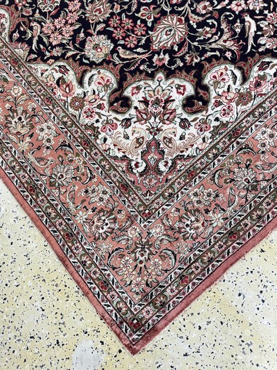 27054533e - Ghom Seide, Persien, Mitte 20.Jhd, reine Naturseide, ca. 300 x 200 cm, EHZ: 3 ...