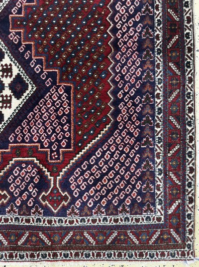 27054534a - Sirjan, Persien, Mitte 20.Jhd, Wolle auf Baumwolle, ca. 237 x 160 cm, EHZ: 2 ...