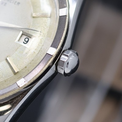 27054542c - BAUME & MERCIER Baumatic Armbanduhr in Stahl Referenz 1162, Schweiz 1950er Jahre, ...
