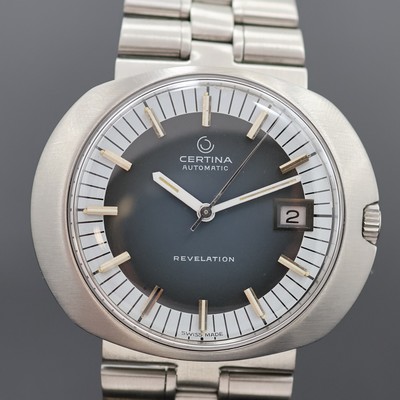 27054556b - CERTINA Revelation Herrenarmbanduhr Referenz 5801 185, Schweiz um 1970, Automatik, ...