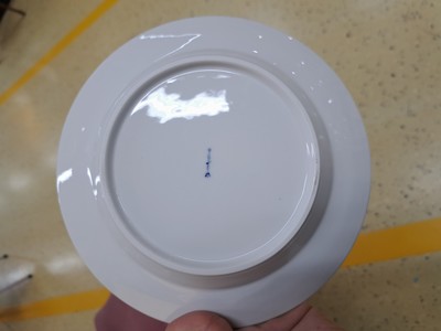 27054562h - Speiseservice, KPM Berlin, Modell Kurland weiß, 10 flache Teller, 10 tiefe Teller, 10 ...